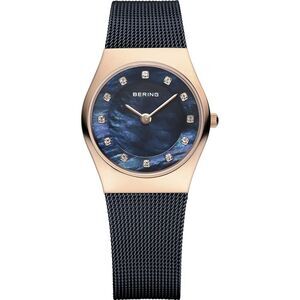 BERING Blue Stainless Steel Dress Women's Watch